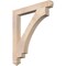 Ekena Millwork Imperial Arts & Crafts Smooth Bracket, Douglas Fir, 3 1/2"W x 30"D x 34"H BKT04X30X34IMP03SDF - alternate 1